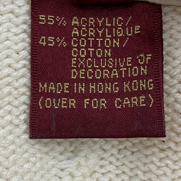 VINTAGE Susan Bristol Short Sleeve Lace Collar Hand Embroidered Sweater - Picture 6 of 8